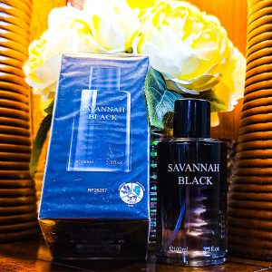 Savannah Black Eau De Parfum Natural Spray For Men 100ml 3.3.oz
