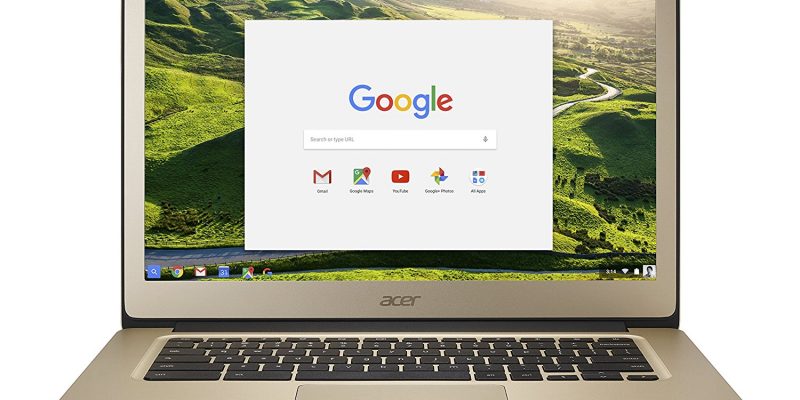 Acer Chromebook 14, Aluminum, 14-inch Full HD, Intel Celeron N3160, 4GB LPDDR3, 32GB, Chrome, Gold, CB3-431-C0AK