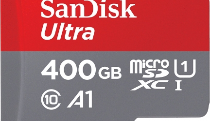 Sandisk Ultra 400GB Micro SDXC UHS-I Card with Adapter – SDSQUAR-400G-GN6MA