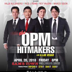 OPM Hitmakers Las Vegas Concert April 20, 2018 Sam’s Town