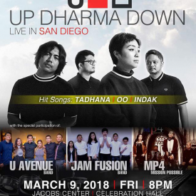 UP Dharma Down Live in San Diego March 9 2018 US Tour
