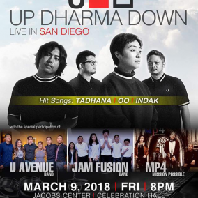 UP Dharma Down Live in San Diego March 9 2018 US Tour